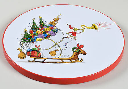 The Grinch Lid for Large Round Storage Tin