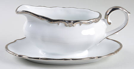 WIG1513 Gravy Boat with Attached Underplate