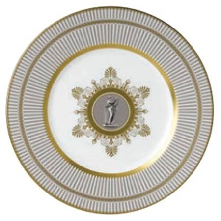 Anthemion Grey Accent Luncheon Salad Plate