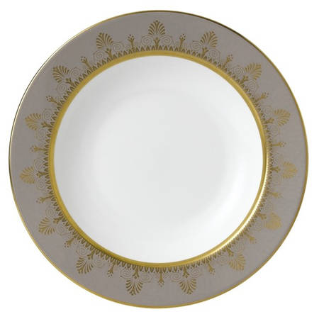 Anthemion Grey Large Rim Soup Bowl