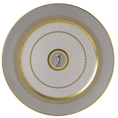 Anthemion Grey Service Plate (Charger)
