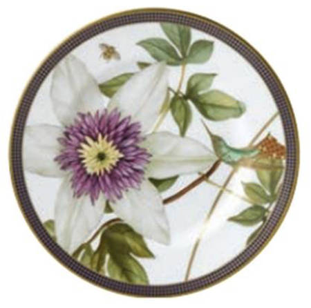Hummingbird White Bread & Butter Plate