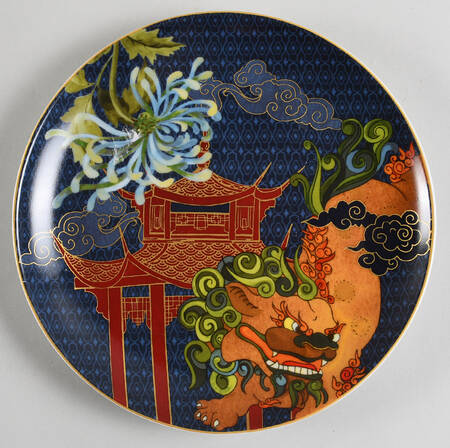 Lunar Salad Plate