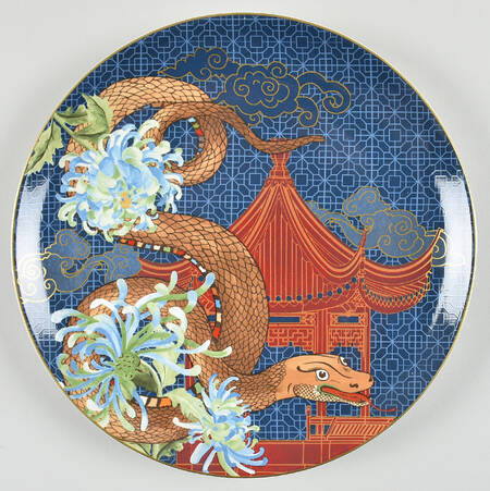 Lunar Salad Plate