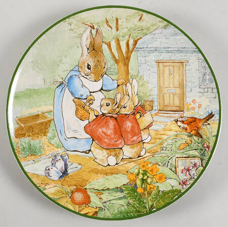 Peter Rabbit Salad Plate