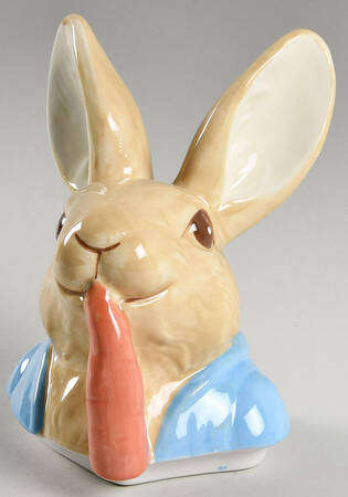 Peter Rabbit Lid for Figural Cookie Jar