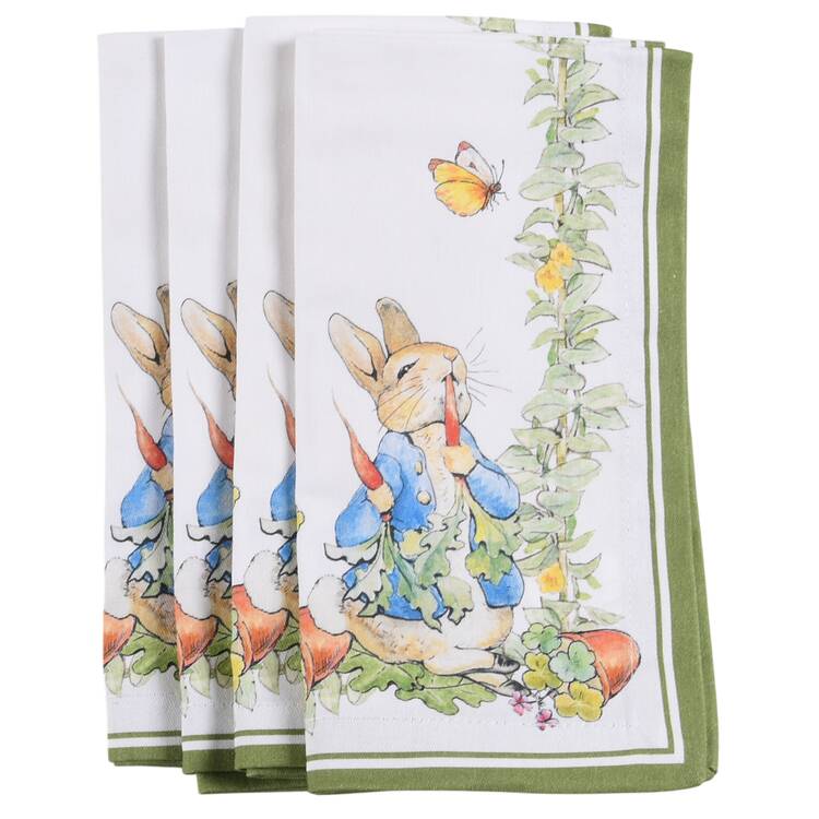 Peter Rabbit Cloth Napkin - Set of 4