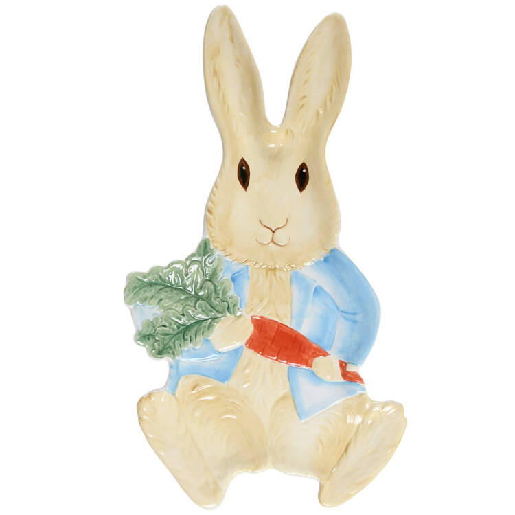 Peter Rabbit 18" Figural Platter
