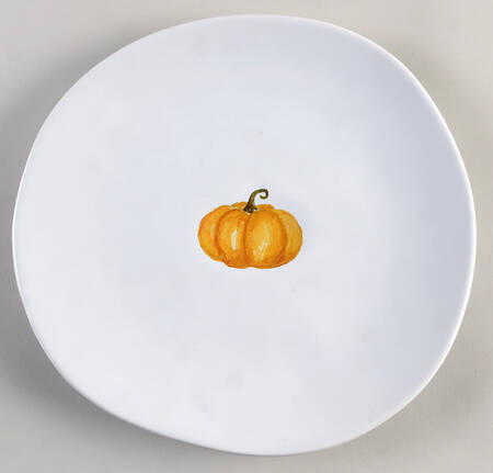 Sugar Pumpkin Salad Plate