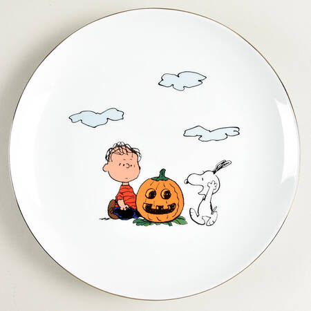 Peanuts Halloween Salad Plate