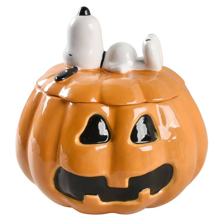 Peanuts Halloween Figural Cookie Jar & Lid