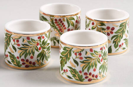 Noel Napkin Ring - Set of 4