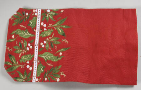 Noel Cloth Wine Bag