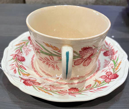 Ak9000 Flat Cup & Saucer Set