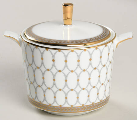 Renaissance Grey Sugar Bowl & Lid