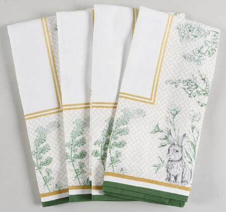 Garden Lattice Cloth Napkin - Set of 4