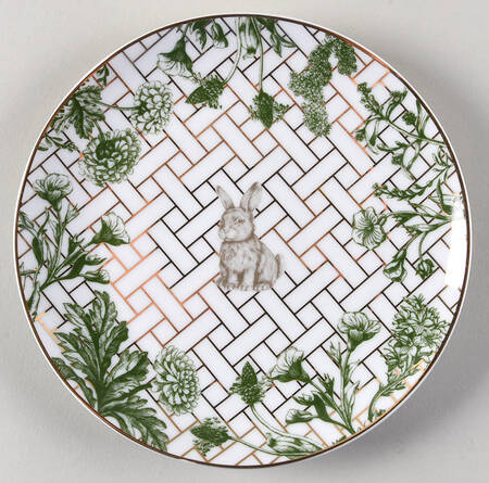 Garden Lattice Appetizer Plate