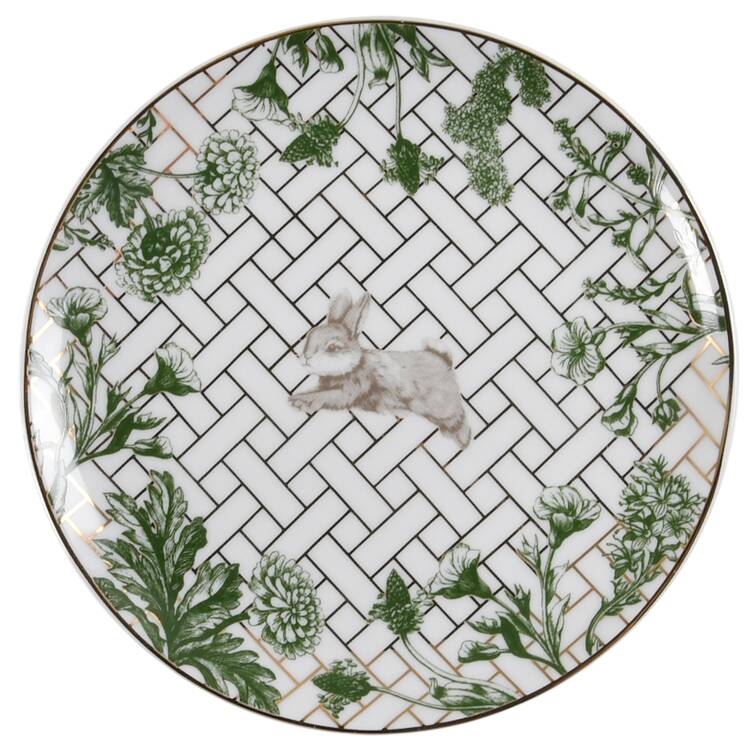 Garden Lattice Appetizer Plate