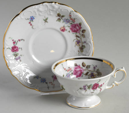 WLB130 Footed Cup & Saucer Set