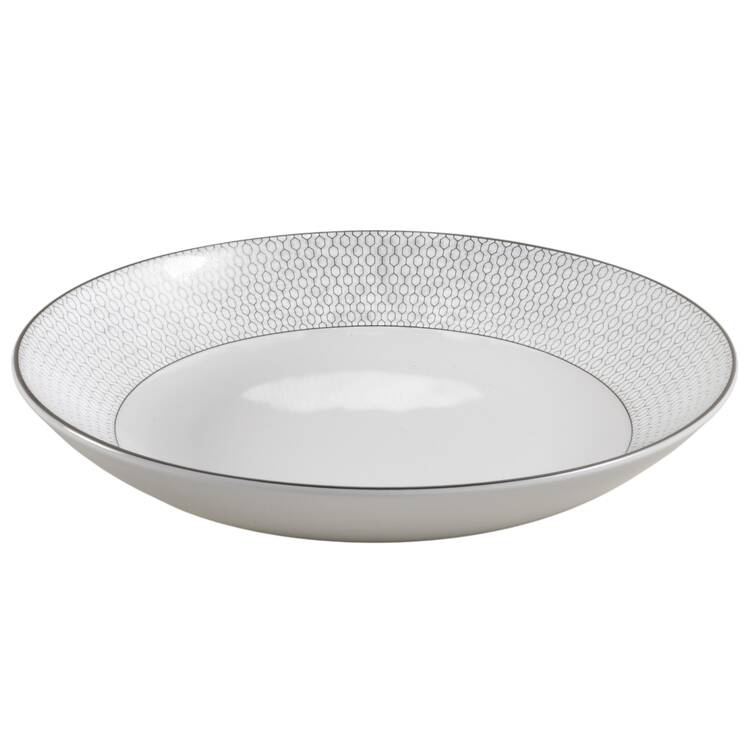 Gio Platinum Deep Dinner Plate