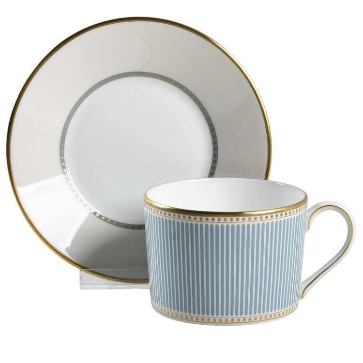 Helia Imperial Flat Cup & Saucer Set