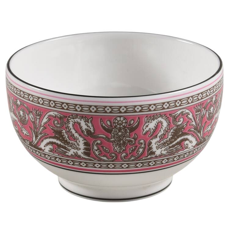 Florentine Fuchsia Rice Bowl
