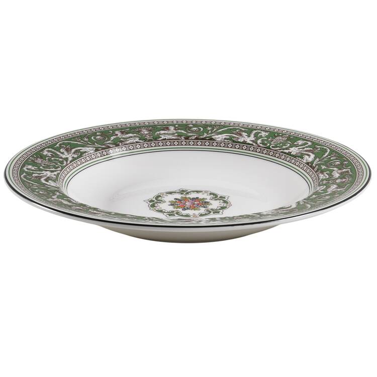 Florentine Verde Rim Soup Bowl