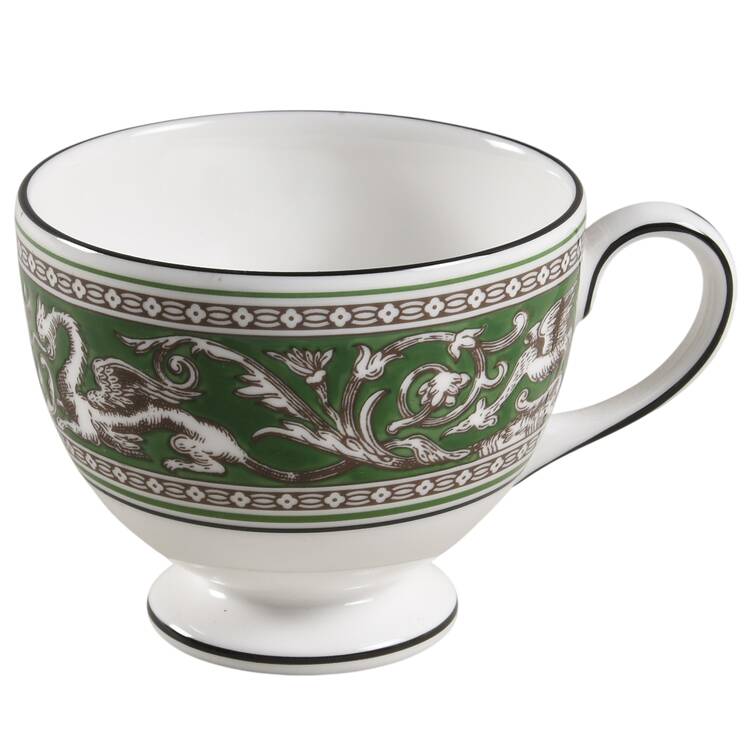 Florentine Verde Footed Cup