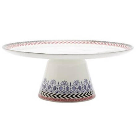 Festive 10" Diameter Pedestal Cake Stand