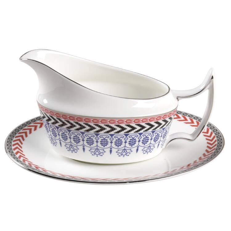 Festive Sauce Boat & Underplate