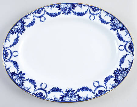Grosvenor-Blue(X9533, Gold Trim) by Wedgwood