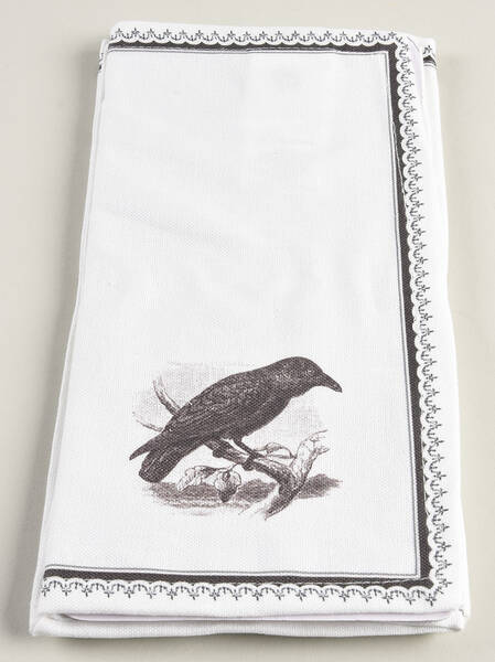 Spooky Soiree Cloth Cocktail Napkin - Set of 4 (Motif 1 & 2)