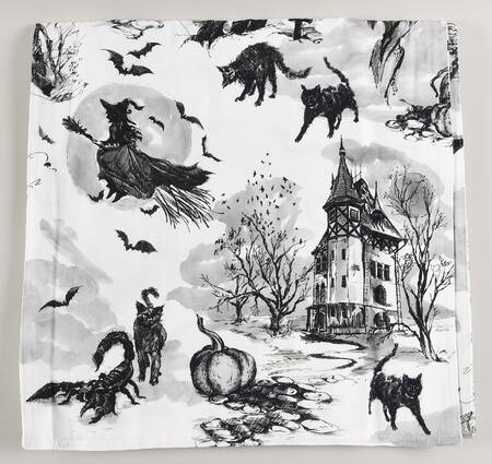 Spooky Soiree 16" X 108" Cloth Table Runner