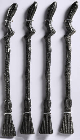 Spooky Soiree Metal Stir Stick - Set of 4