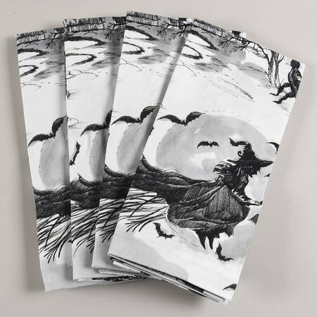 Spooky Soiree Cloth Napkin - Set of 4