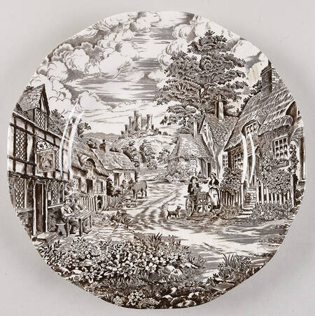 Old English Village-Black by Wedgwood