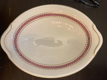 WAR247 9" Oval Vegetable Bowl