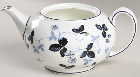 Wild Strawberry-Inky Blue Small Teapot No Lid