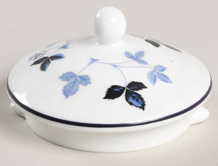 Wild Strawberry-Inky Blue Lid for Small Teapot