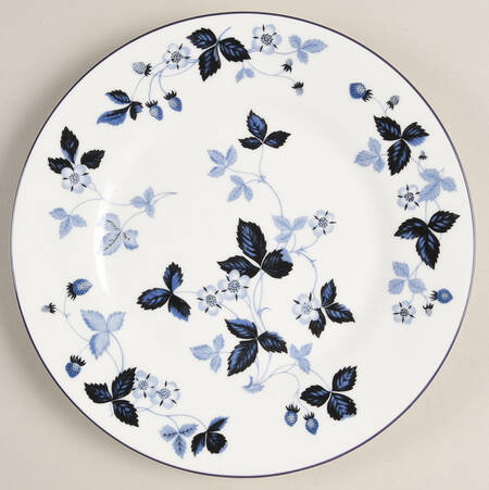 Wild Strawberry-Inky Blue Salad Plate