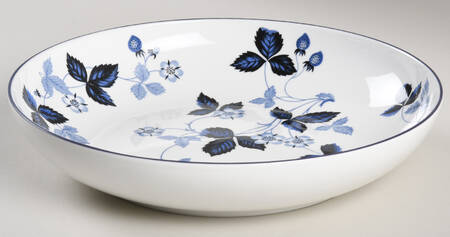 Wild Strawberry-Inky Blue 9" Individual Pasta Bowl
