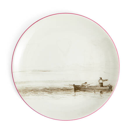 Darwin Voyage of the Beagle Salad/Dessert Plate