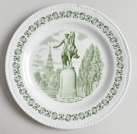 New England Green Dinner Plate