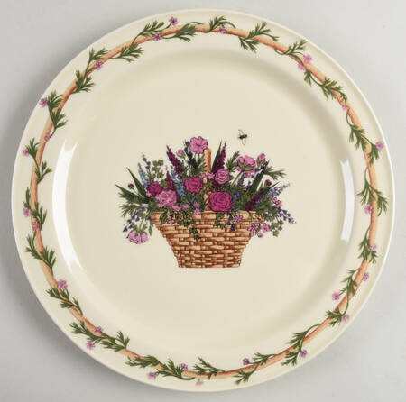 Botanical Basket Service Plate (Charger)