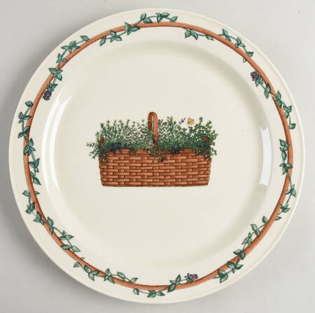 Botanical Basket Service Plate (Charger)
