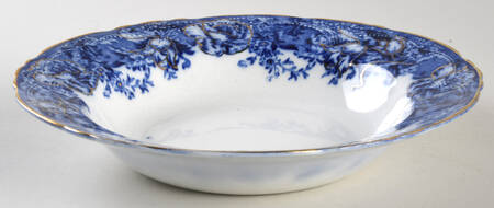 Clytie Gold Trim Rim Soup Bowl