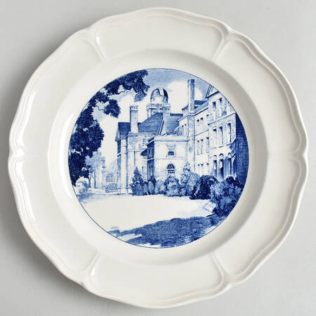 Westtown School Queen's Shape Dinner Plate