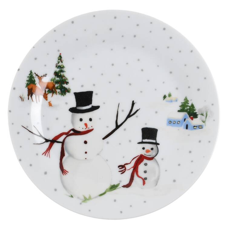 Snowy Day Appetizer Plate