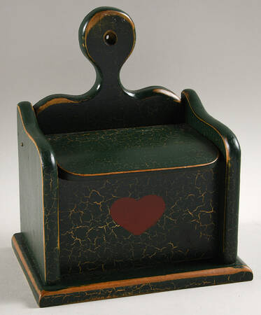 Baskets and Accessories Wood Recipe Box with Attached Lid by Workshop Gerald Henn