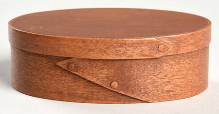 Shaker Boxes & Carriers Mini Decorative Oval Box